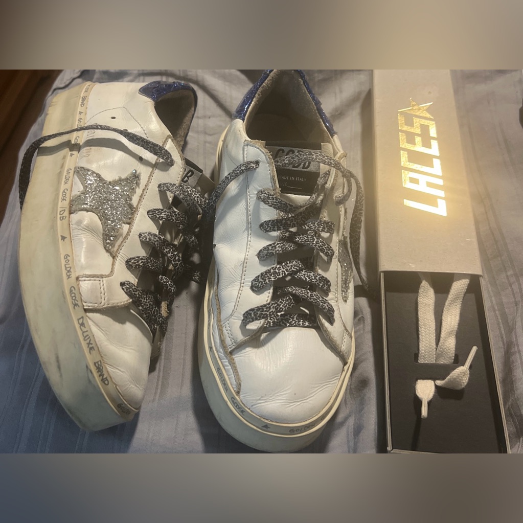 Golden Goose Hi Stars D Vigna 36 Eu Authentic With Extra Laces